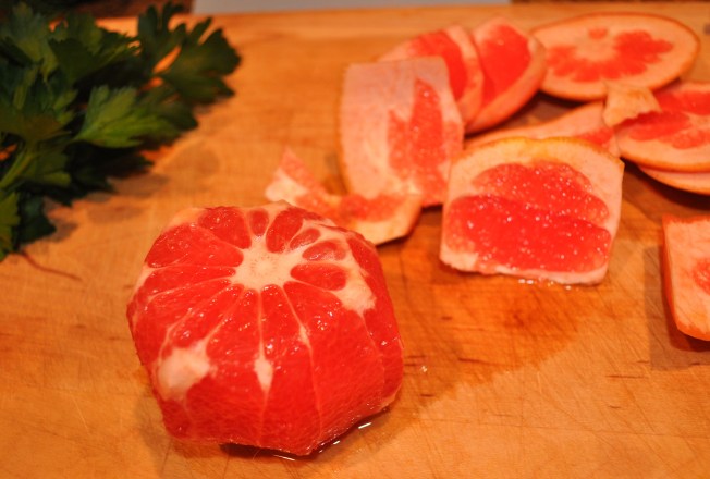 grapefruit peeled