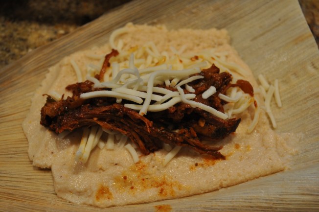 tamale ready to fold