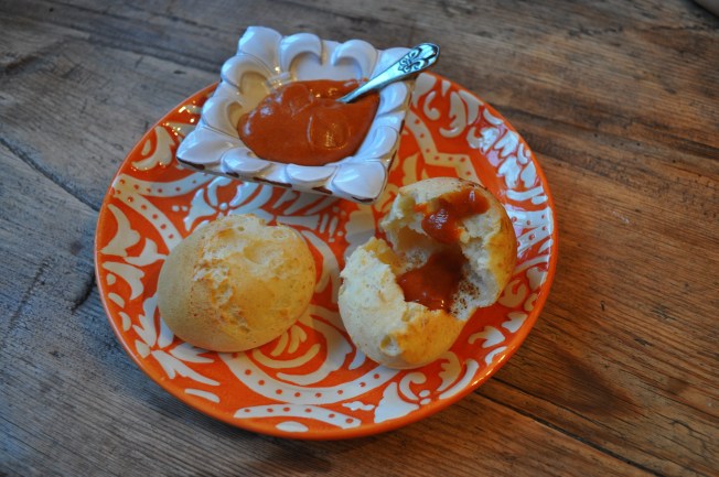 Yuca bread guava chile butter