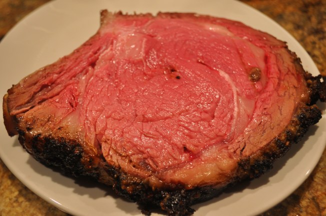 Slice of prime rib