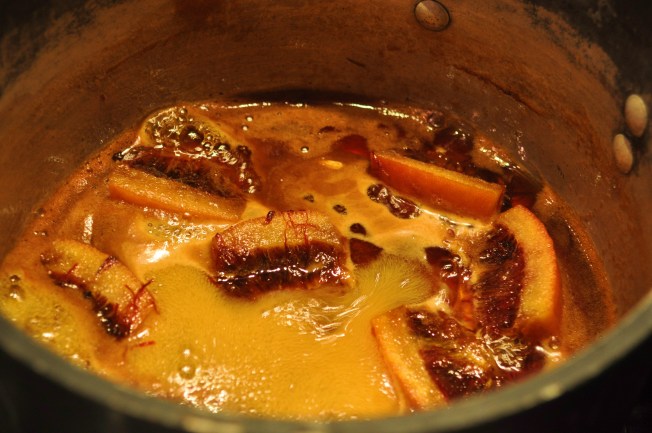 Blood orange and honey