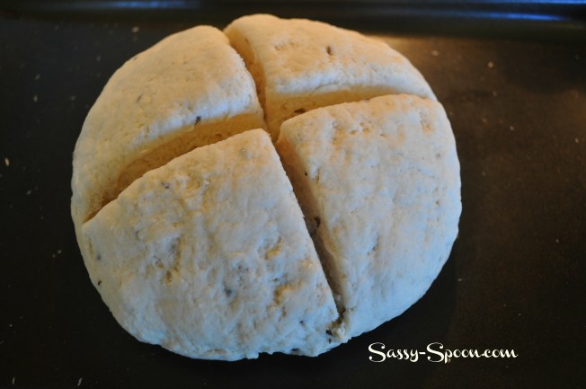 Soda Bread before cooking