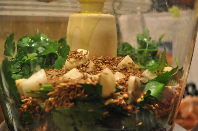 Porchetta seeds.in blender